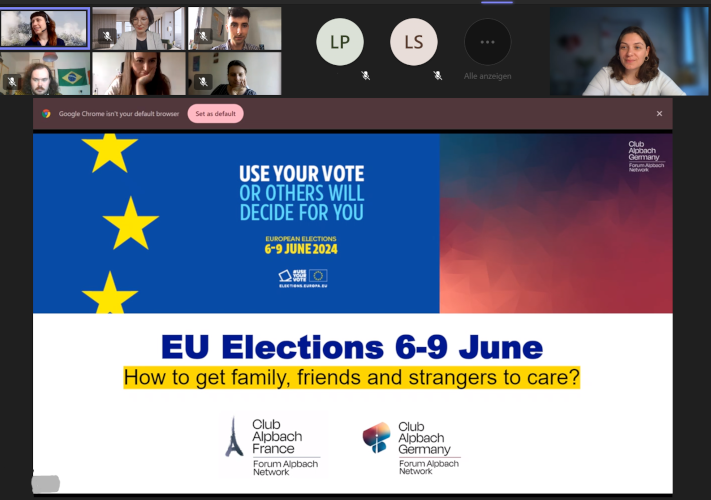EU Election Event CAD x CAF, Screenshot
