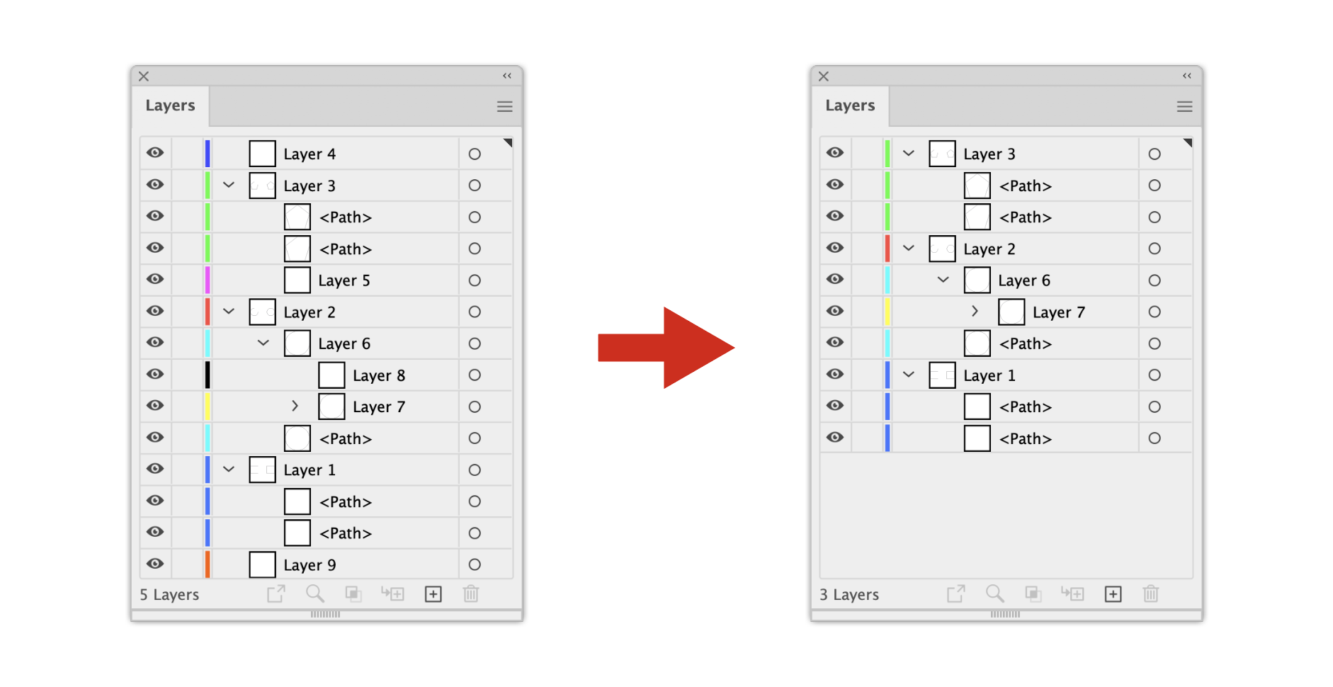 Delete Unused Layers