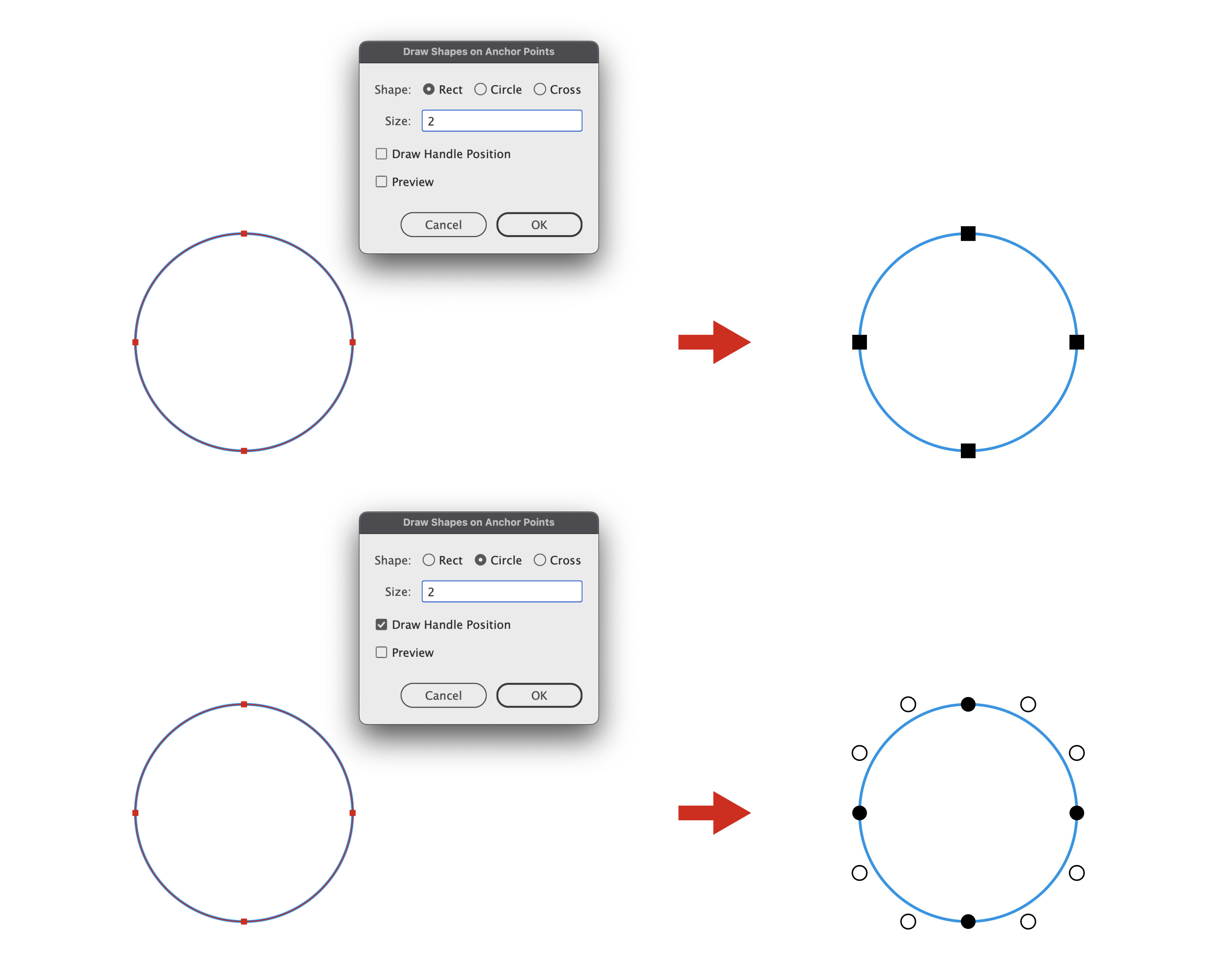 Draw Shape On Anchor Point