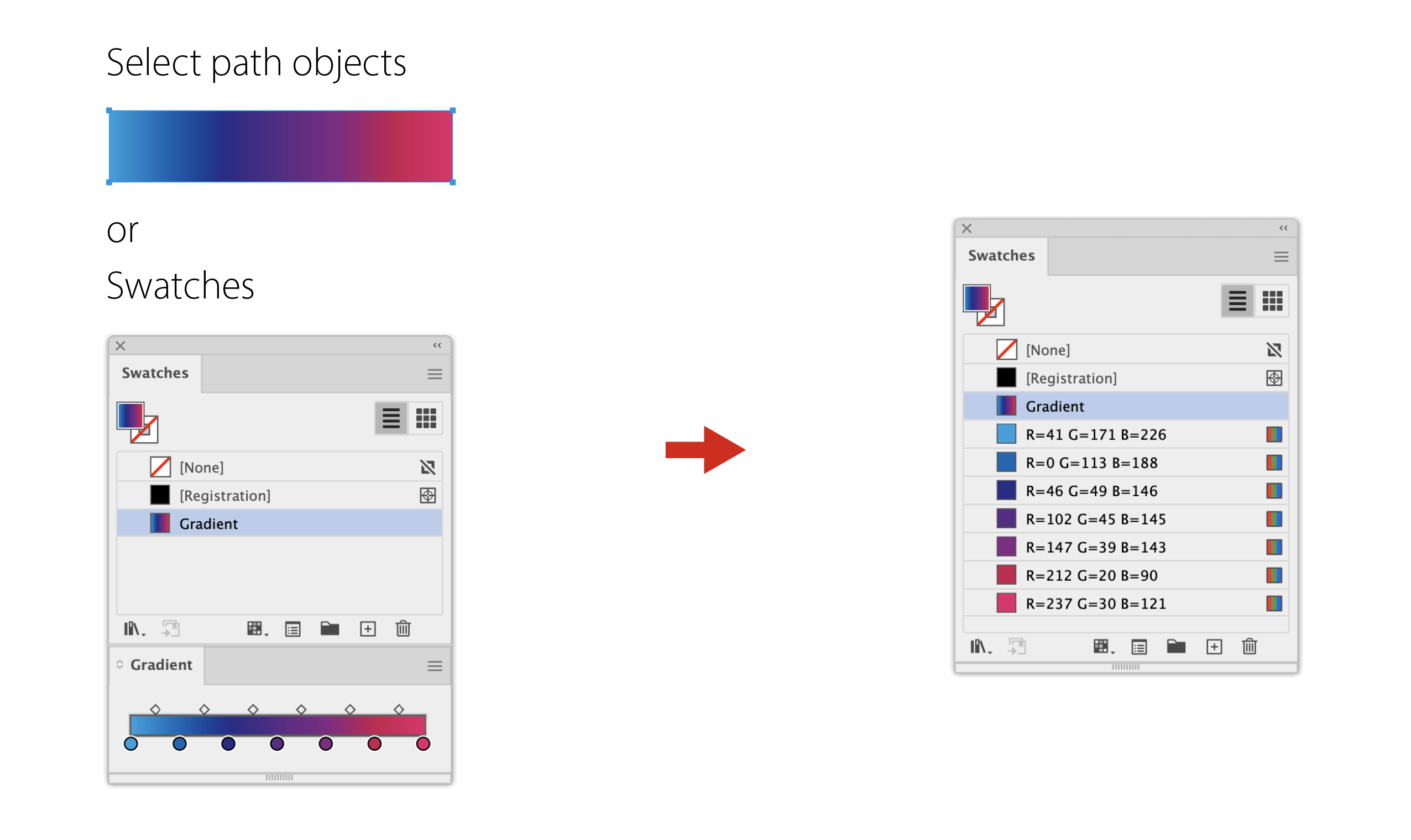 Extract Colors From Gradient