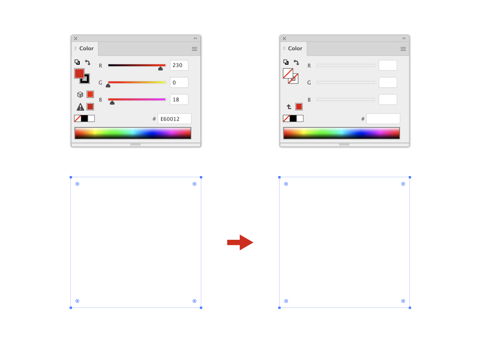 Remove Color In Guide Object