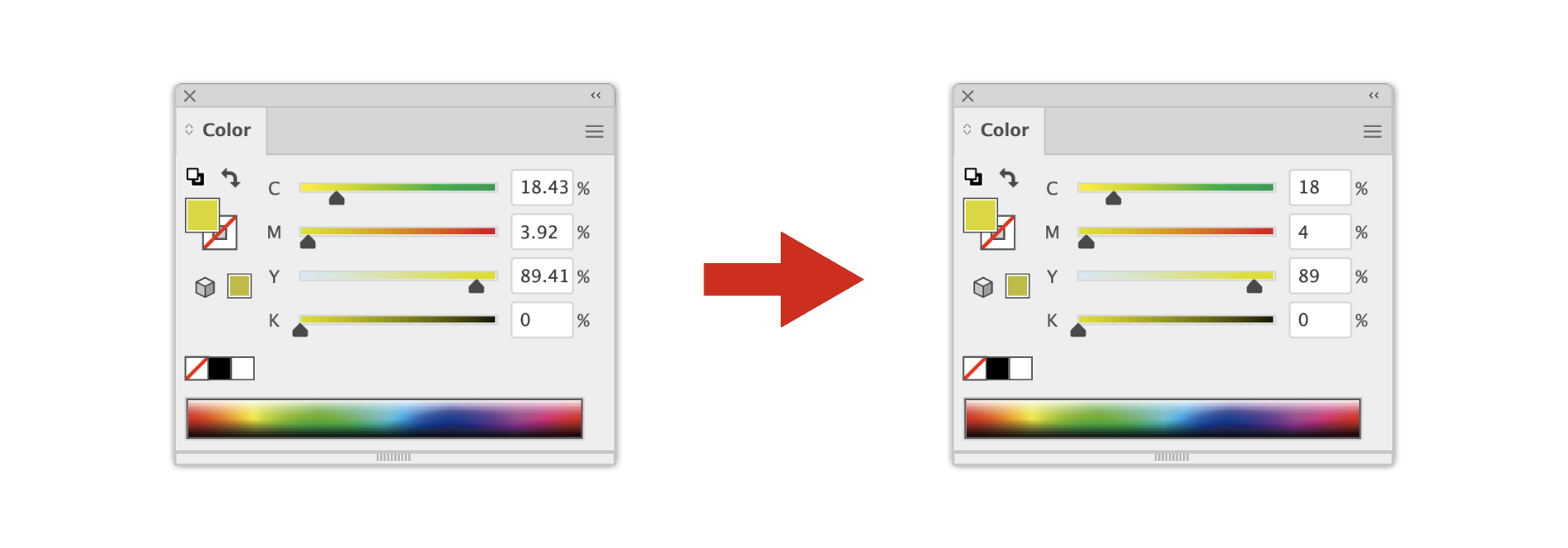 Round Color Value