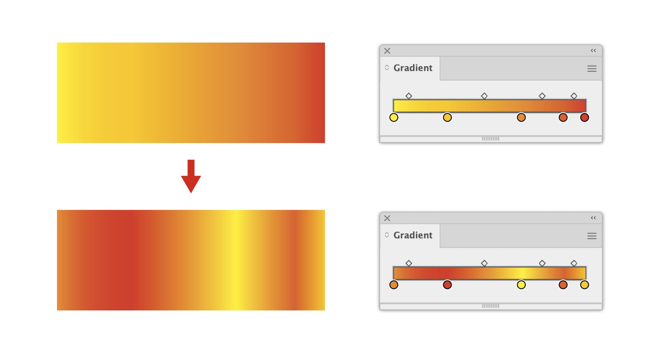 Shuffle Gradient Color