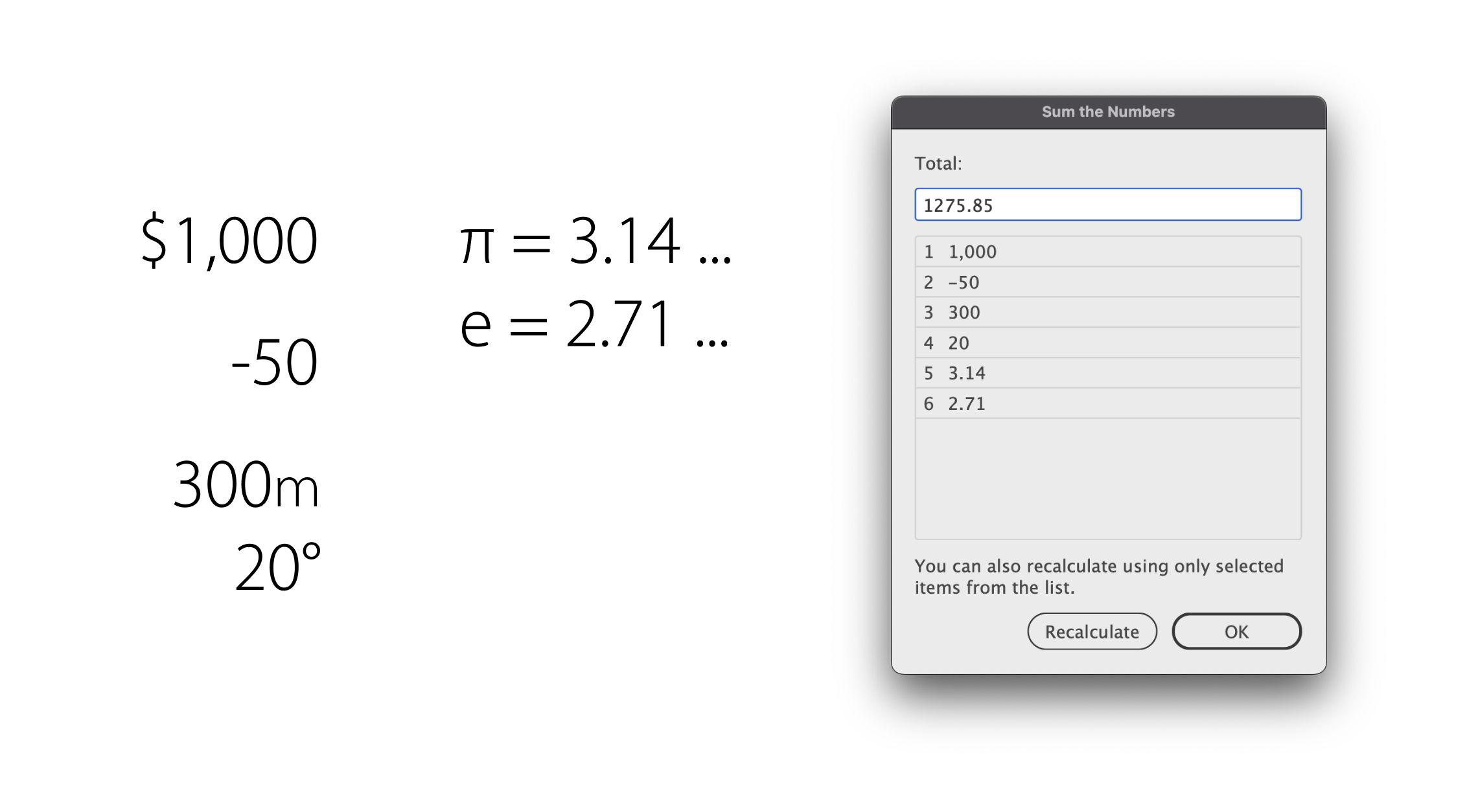 Sum Numbers