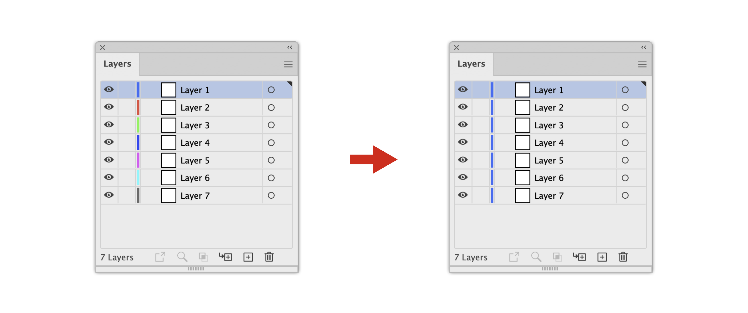 Unify Layer Colors