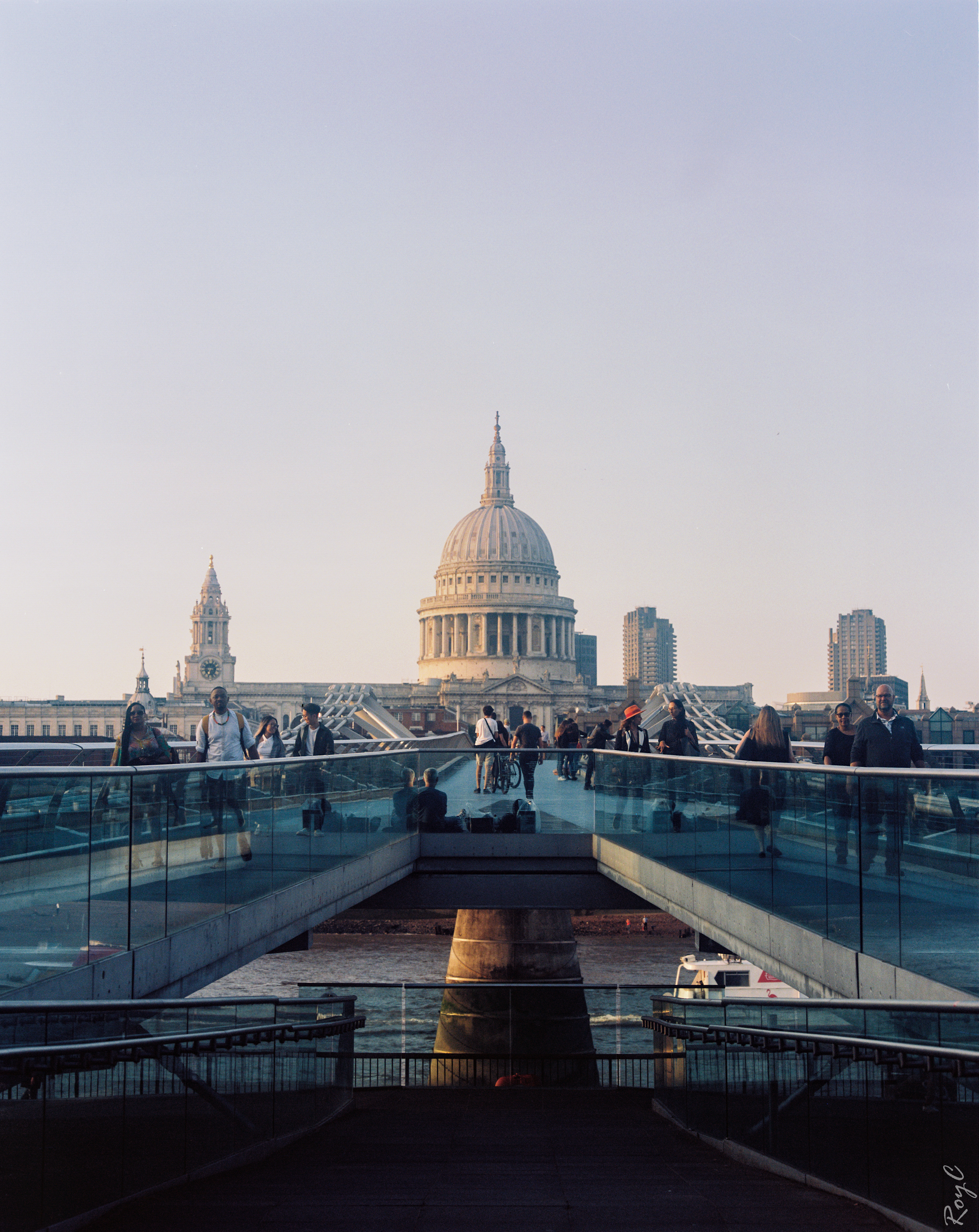 St Paul's Cathedral with Millennium Bridge