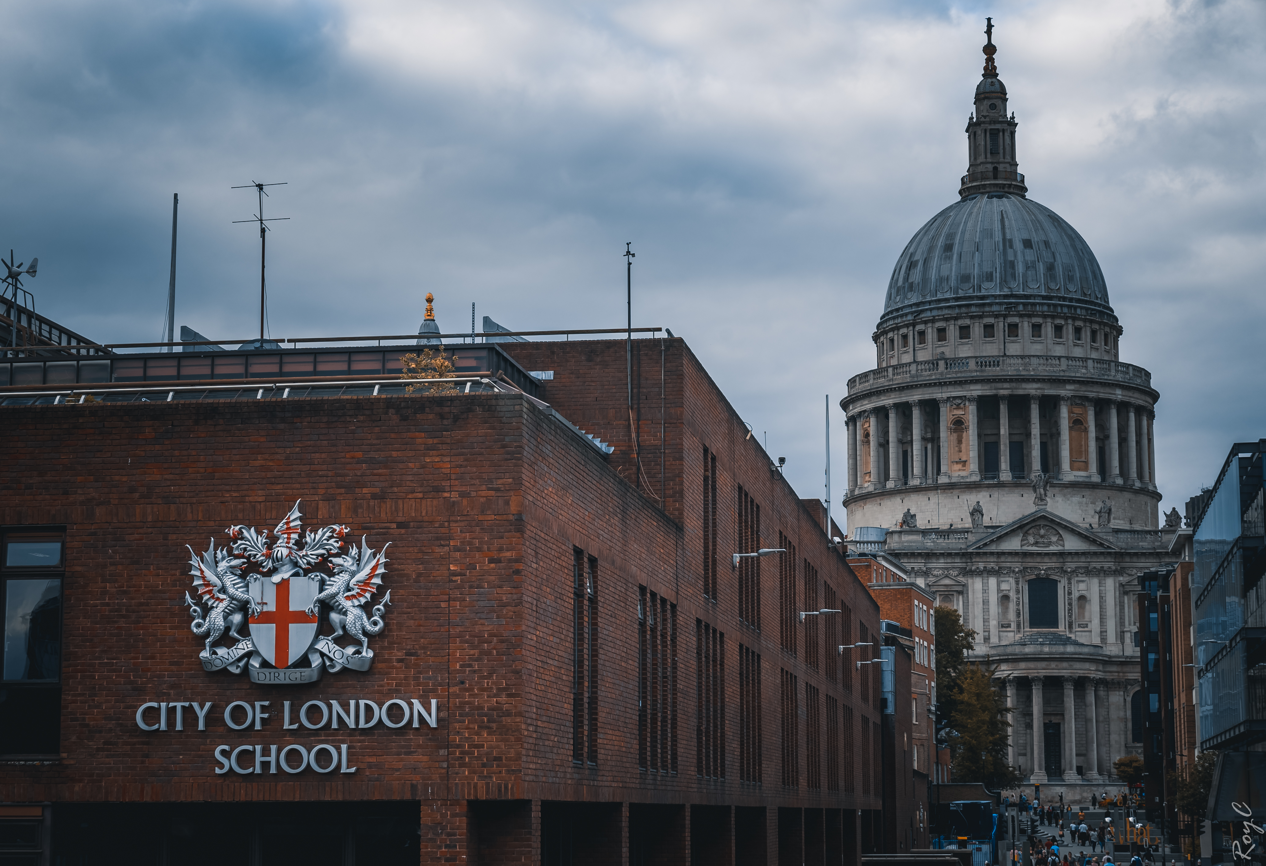 St Paul's Cathedral with City of London School