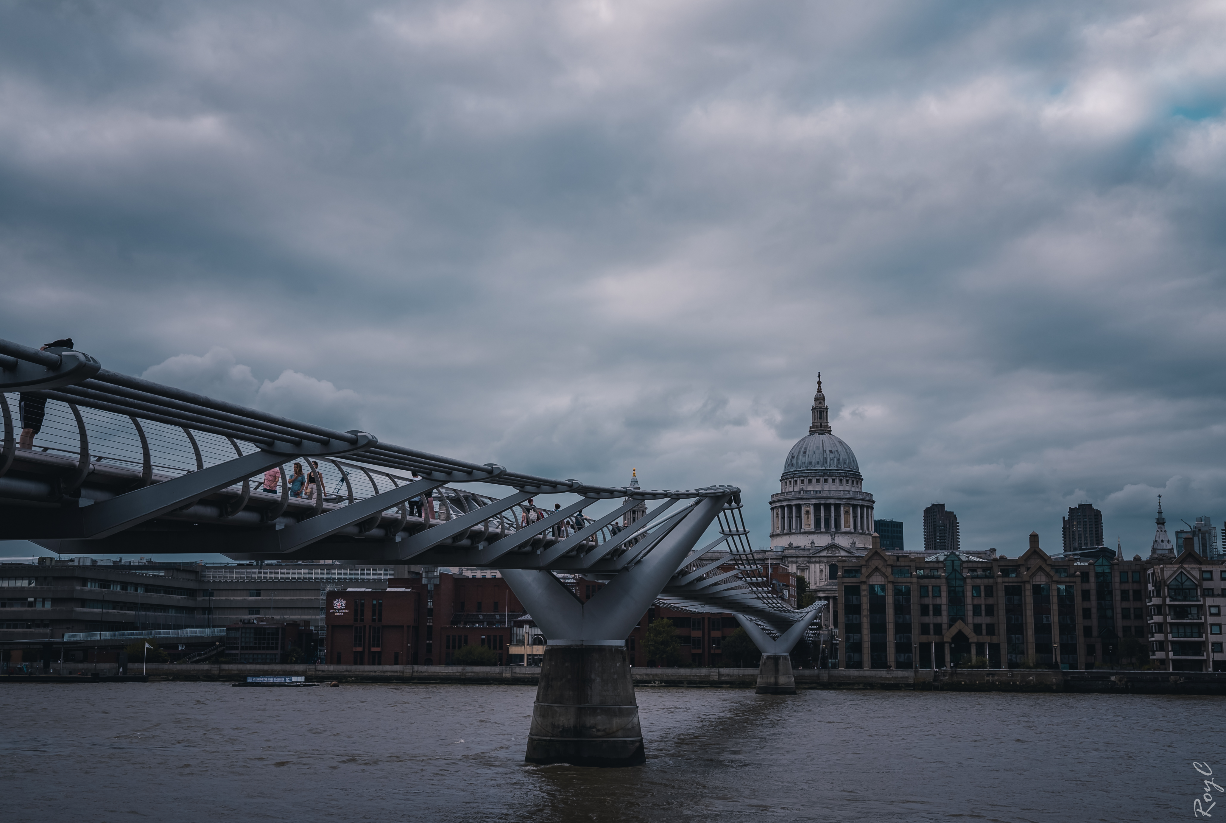 St Paul's Cathedral with Millennium Bridge