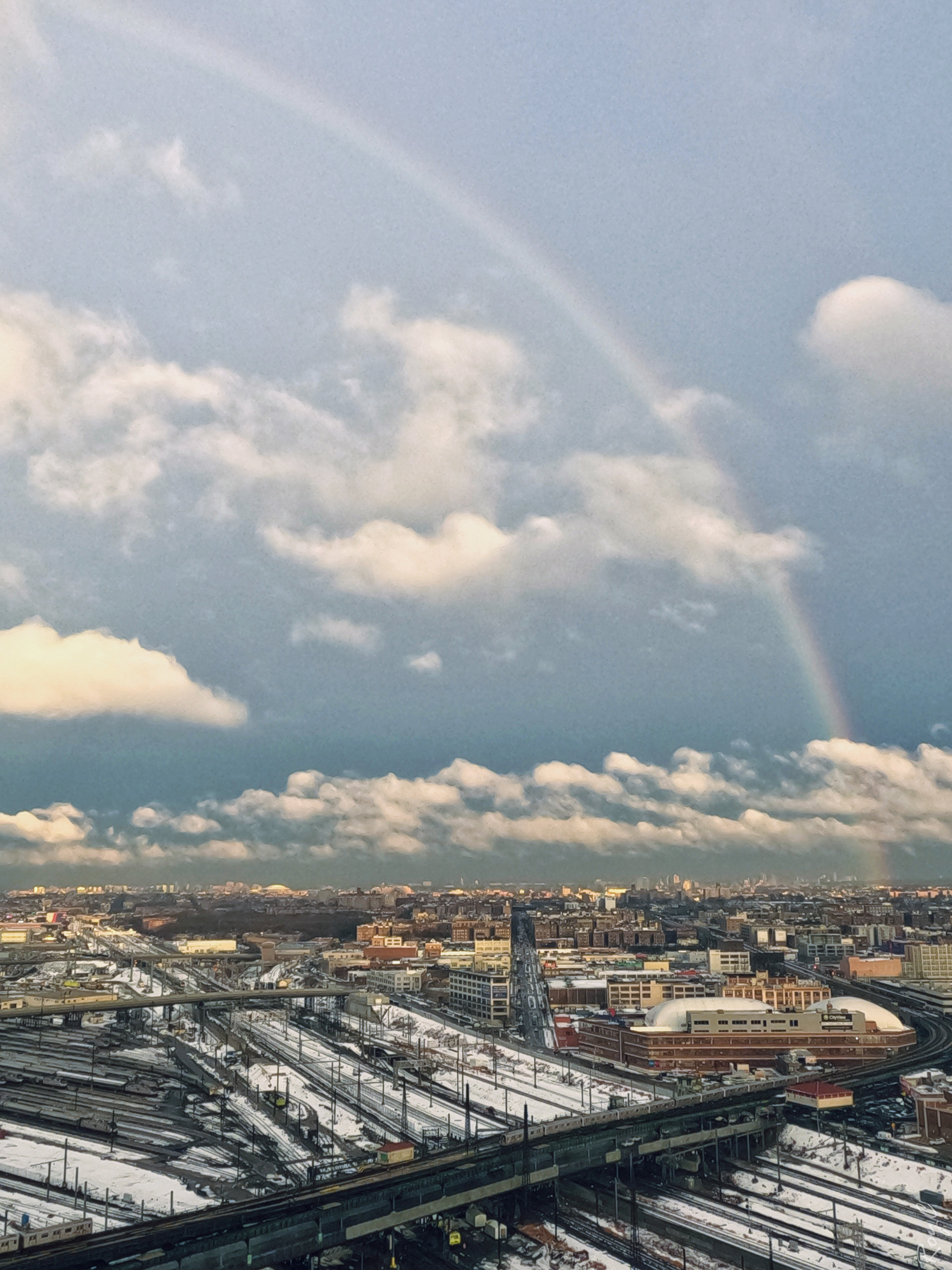 Snow, Rainbow and Rust