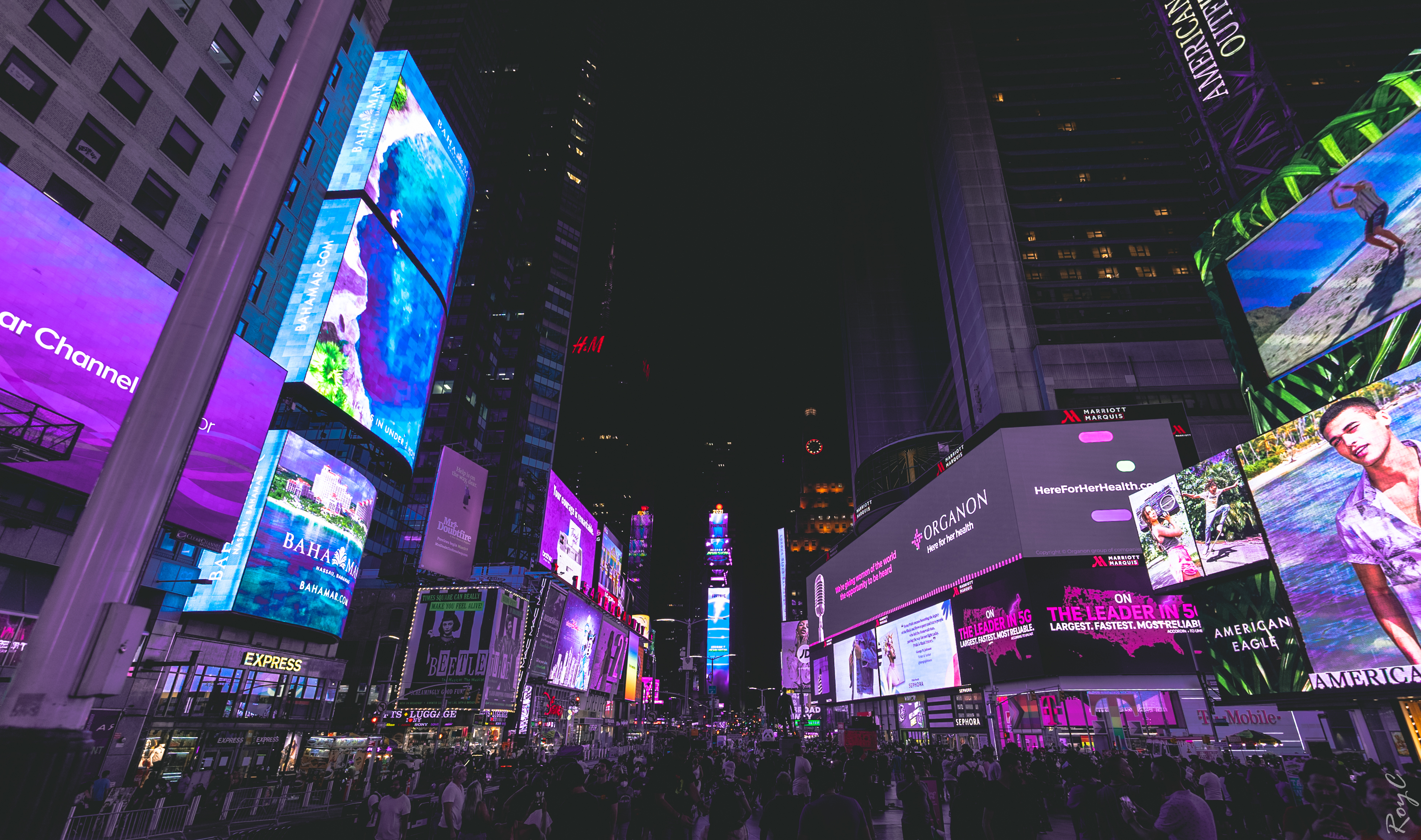 Cyberpunk Time Square