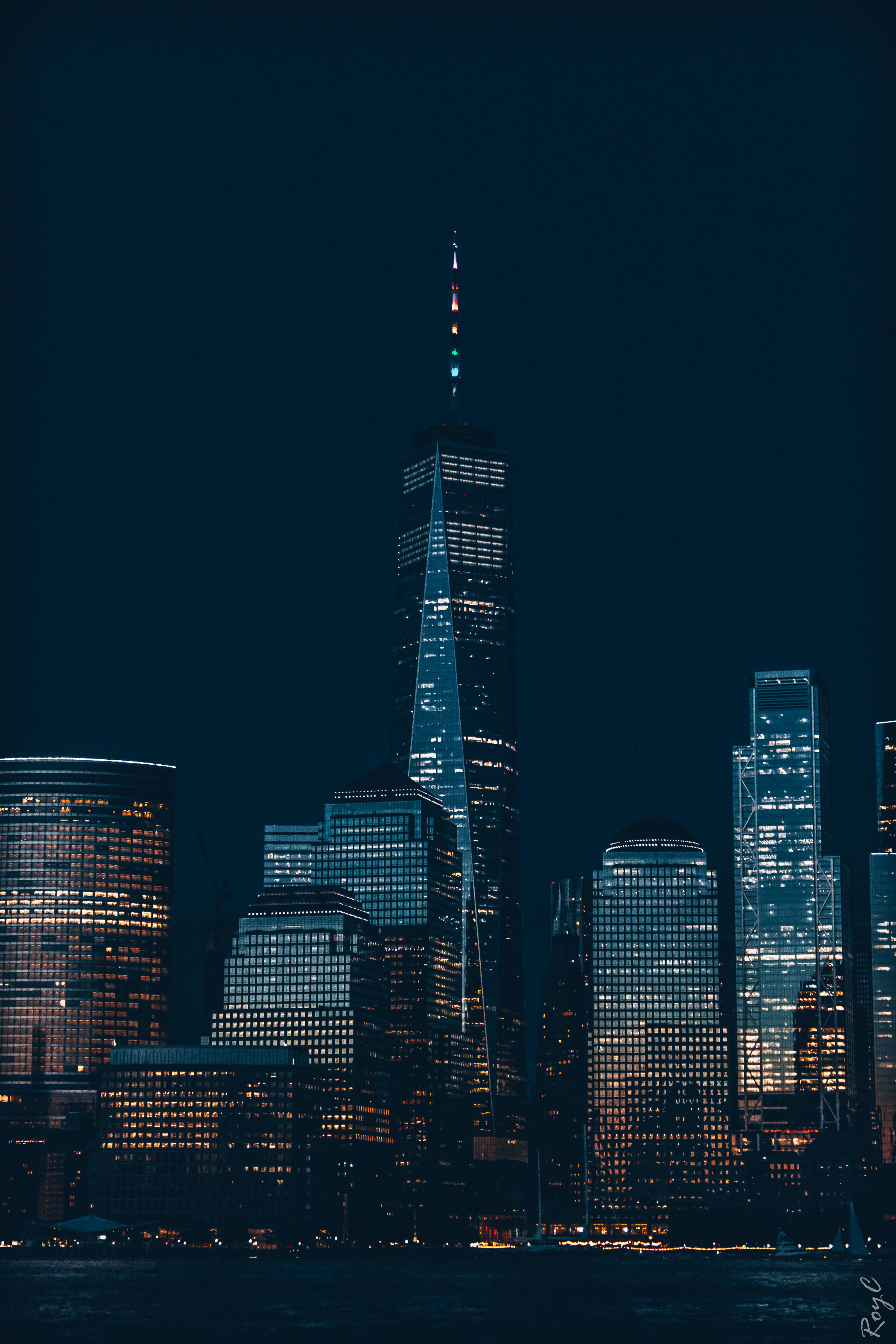 Skyline of Manhattan Night 3