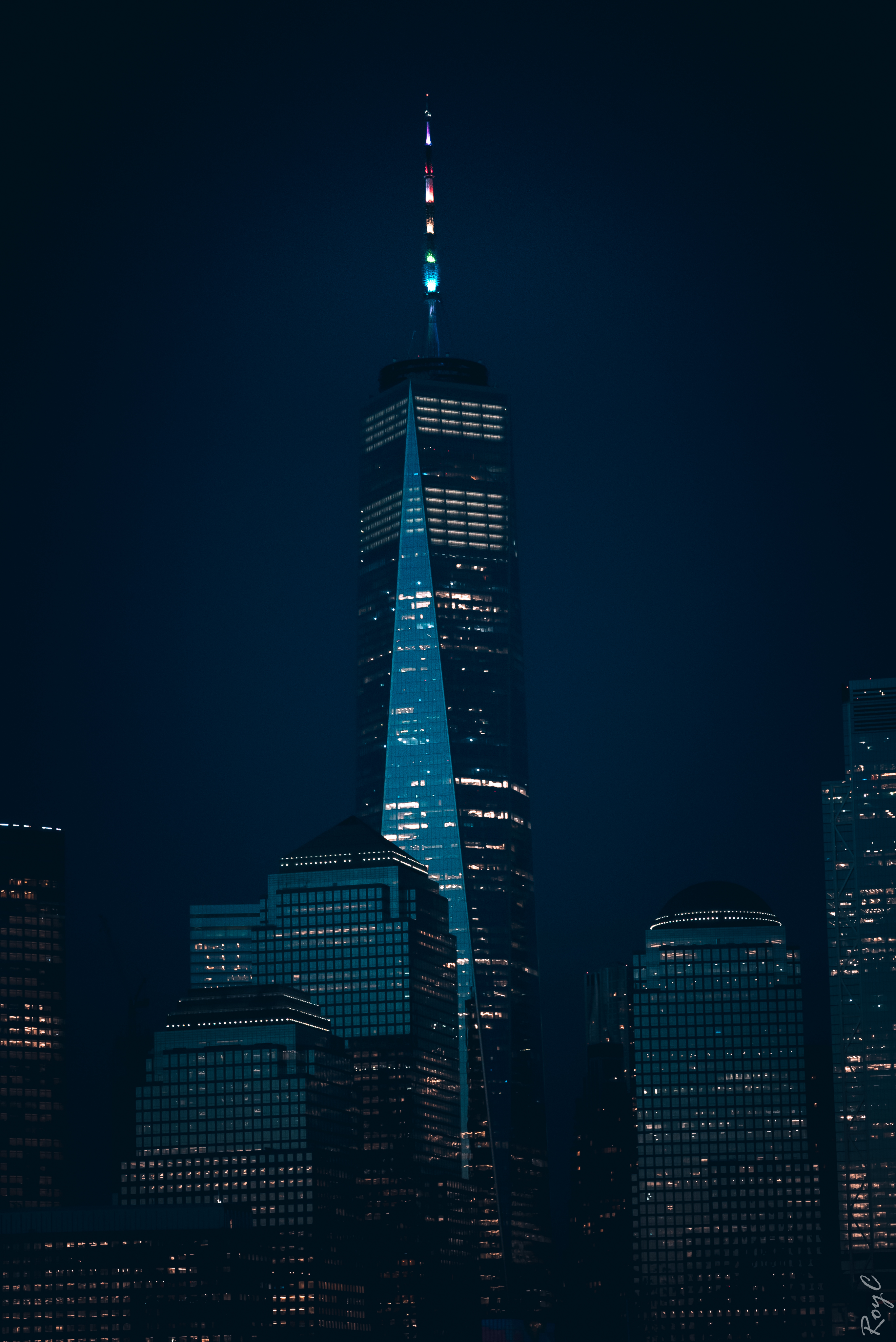 Skyline of Manhattan Night 6