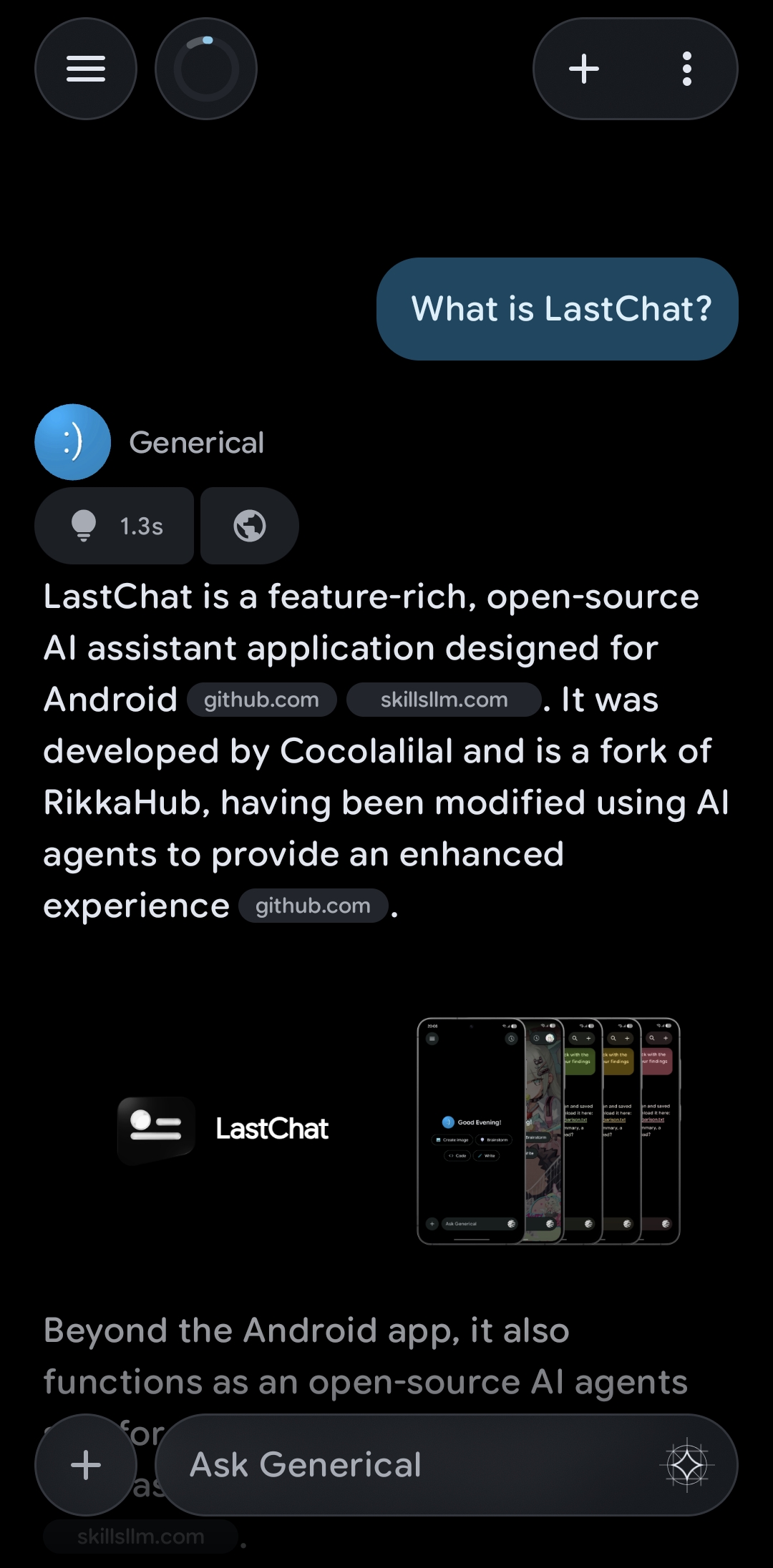 Chat Interface
