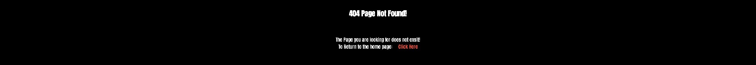 picture of error page