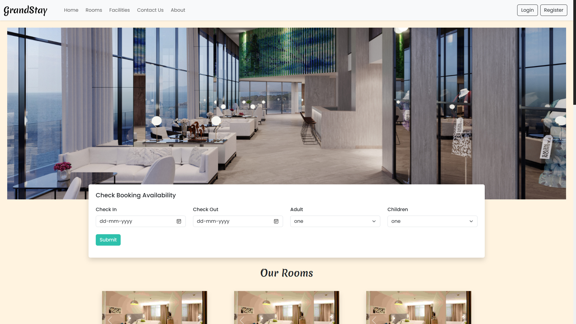 GrandStay Hotel Booking