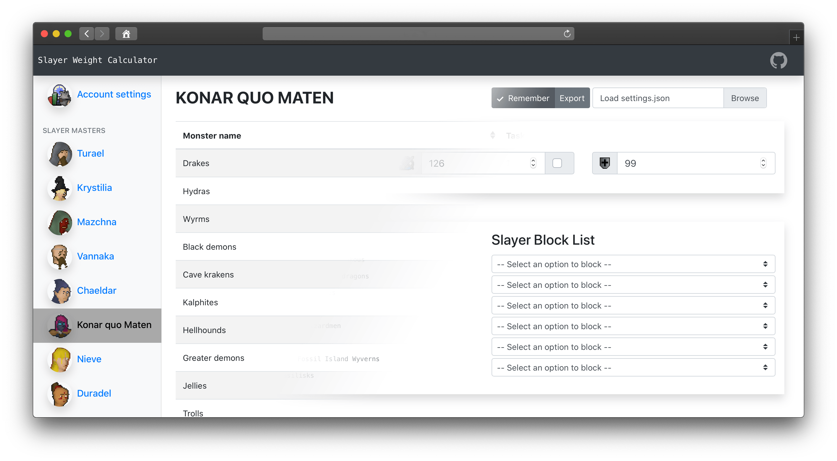 A cross-section of the Applications interface.