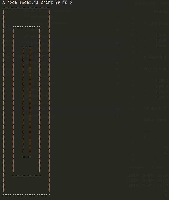 node index.js print 20 40 6