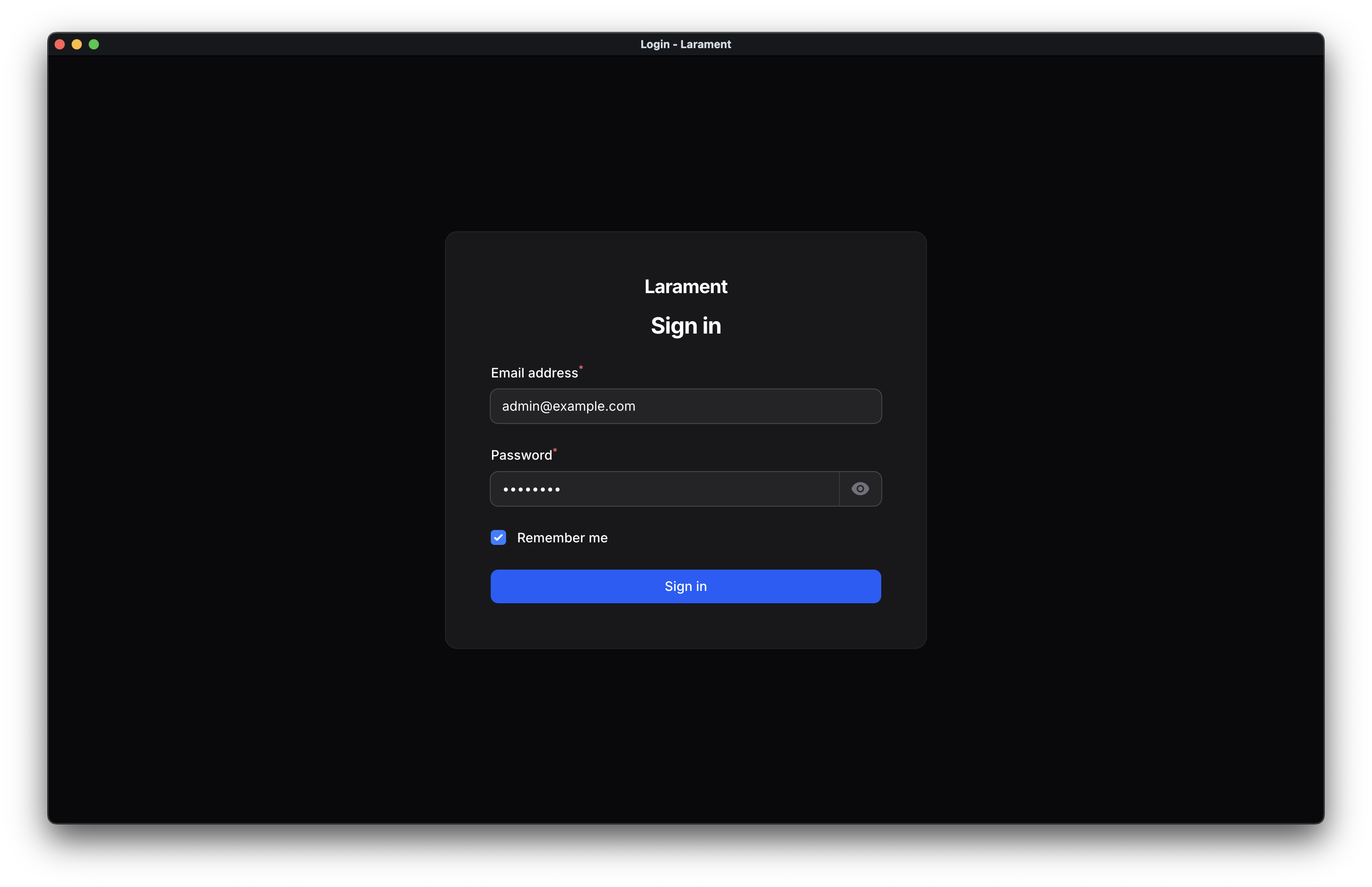 Login