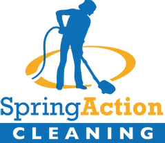 Spring action cleaning logo