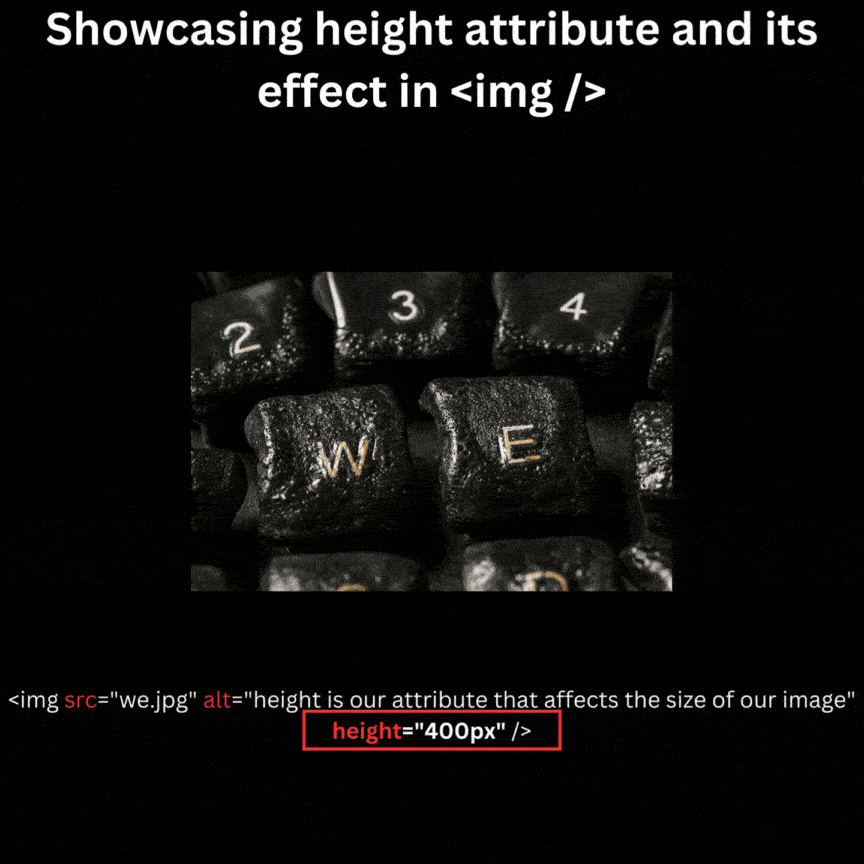 GIF showcasing effect of height attribute on an img element