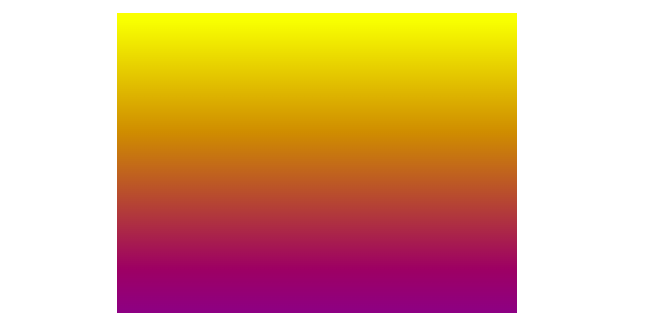 Linear Gradient background from yellow to purple