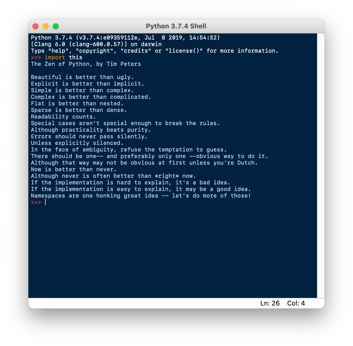 idle python download mac