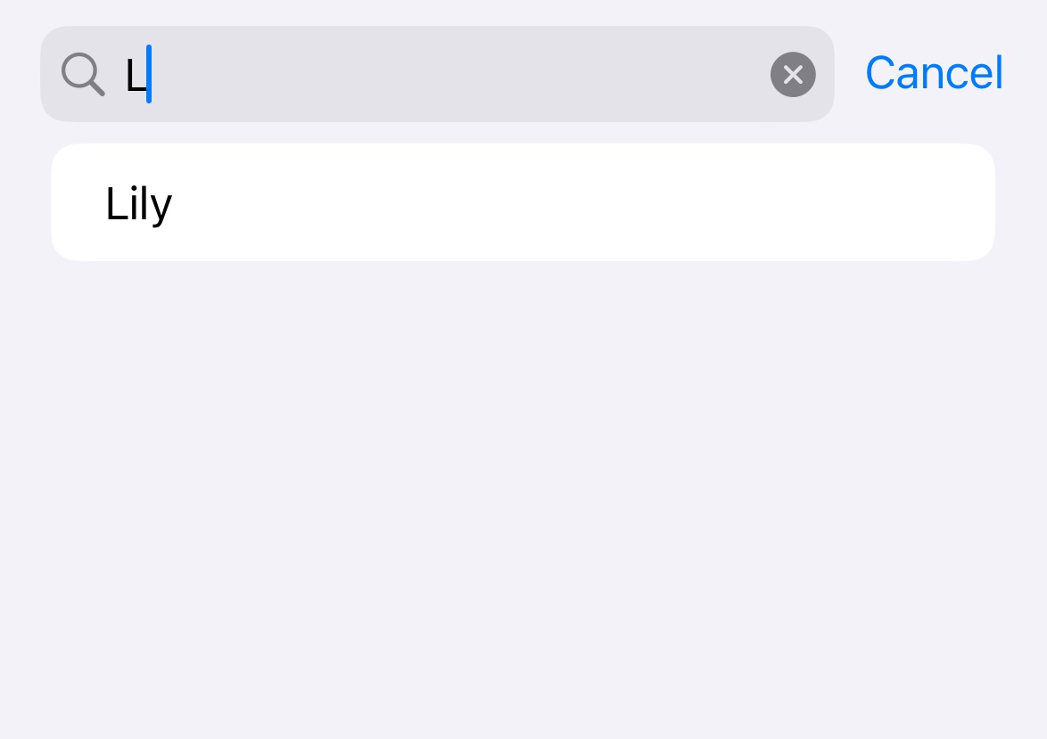 SwiftUI Search with query