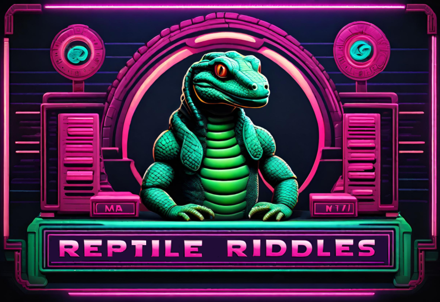 Reptile Riddles project logo