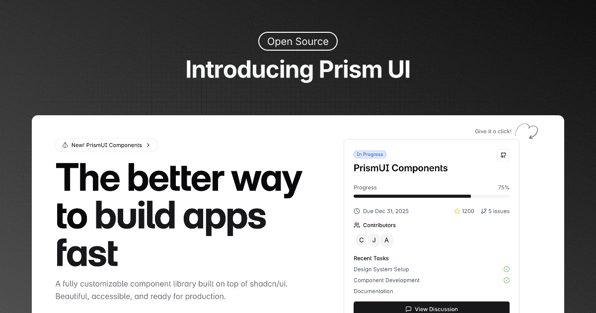 Prism UI Components