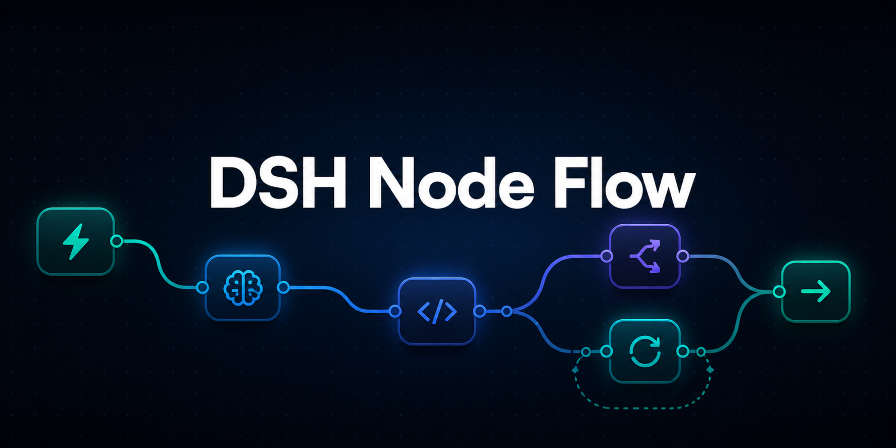 DSH Node Flow — DeepSeek Harness 可视化节点工作流