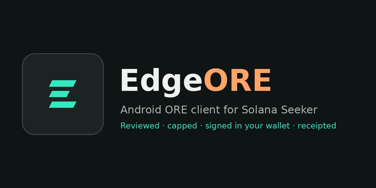 EdgeORE banner
