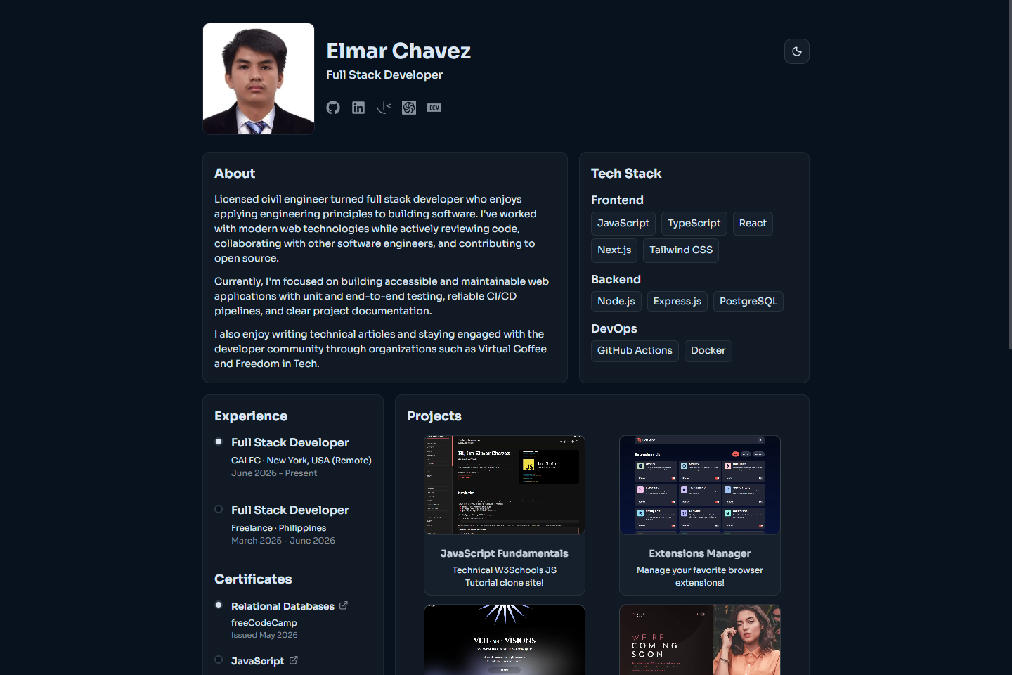 Project preview.