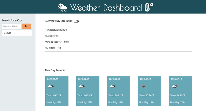 WeatherDB