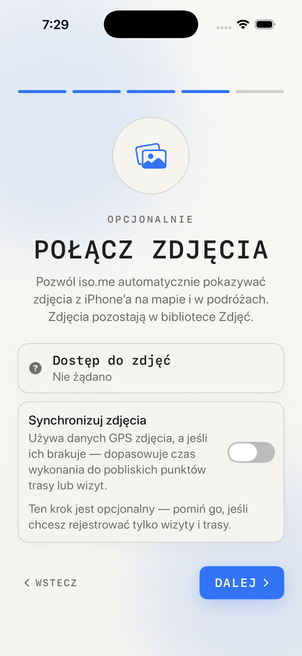 Polish photo setup labels fit
