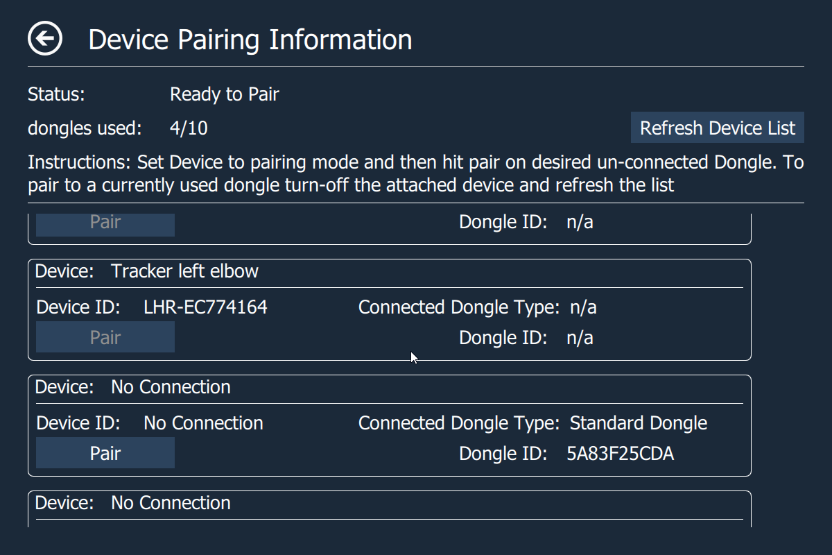 SteamVR Pair Page