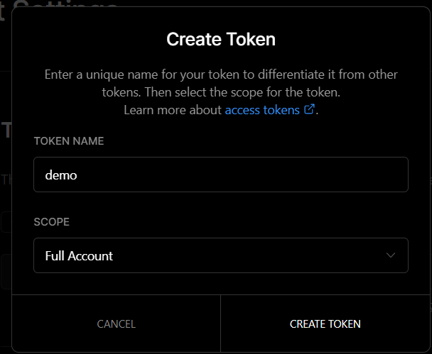 create token picture