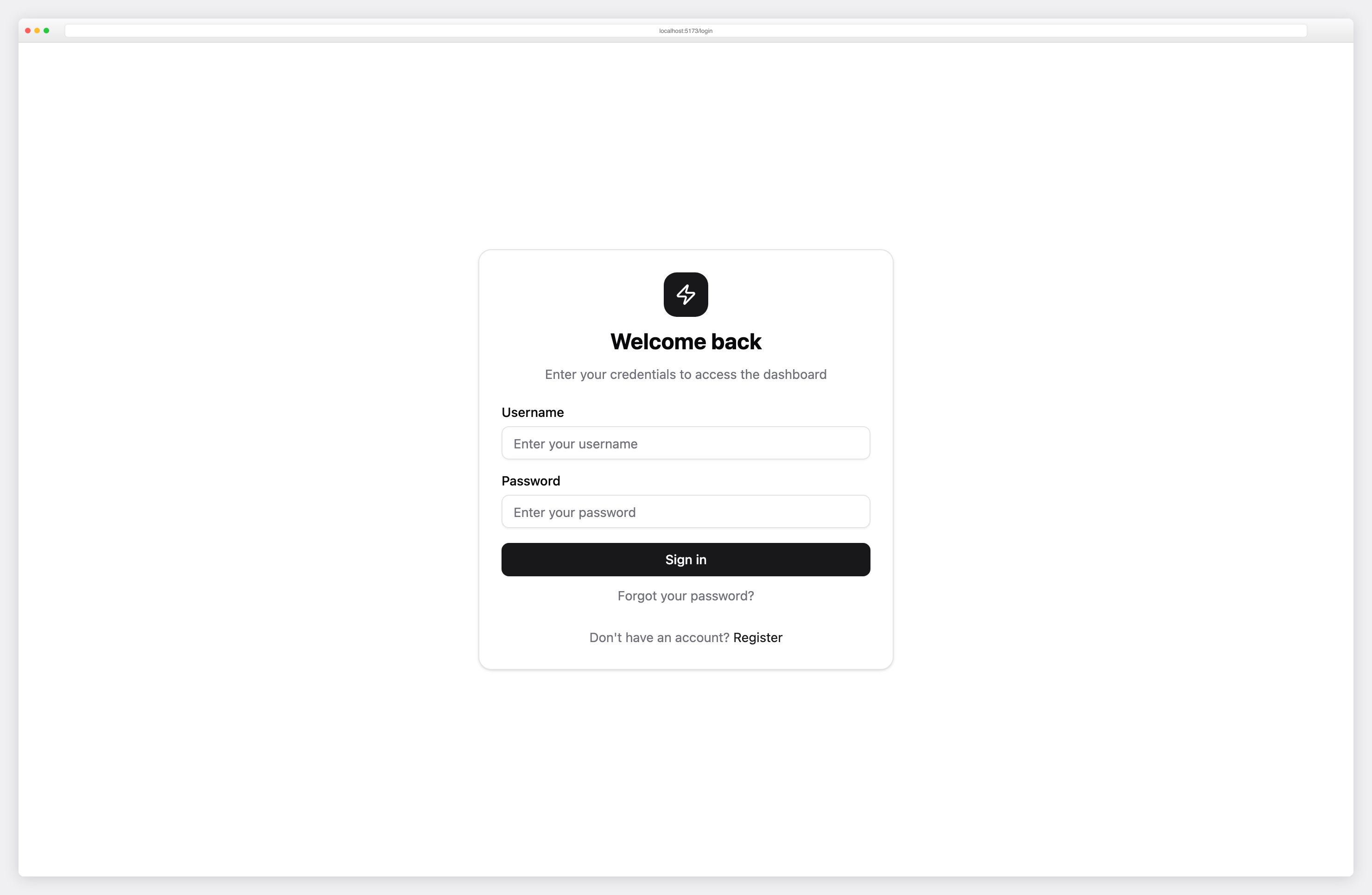 Login Page