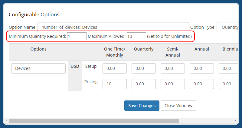 Add New Configurable Option - Finalise Your Configuration