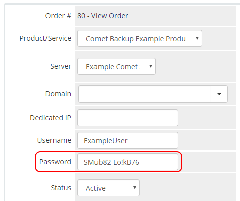 Changing non-custom passwords