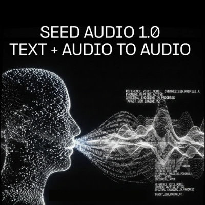 Seed Audio 1.0: Text + Audio to Audio workflow preview