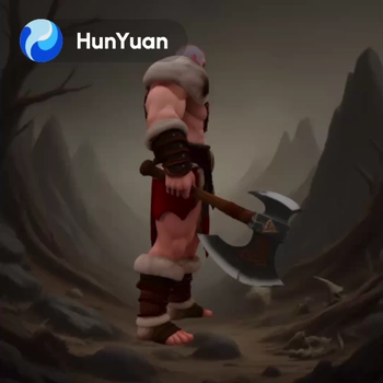 Hunyuan 3D Text-to-3D workflow preview