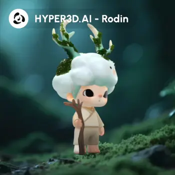 Rodin Single-view Model Generation workflow preview