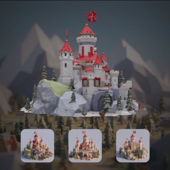 Tripo 3.1 Multiview-to-Model workflow preview
