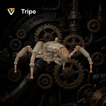 Tripo Text-to-Model workflow preview