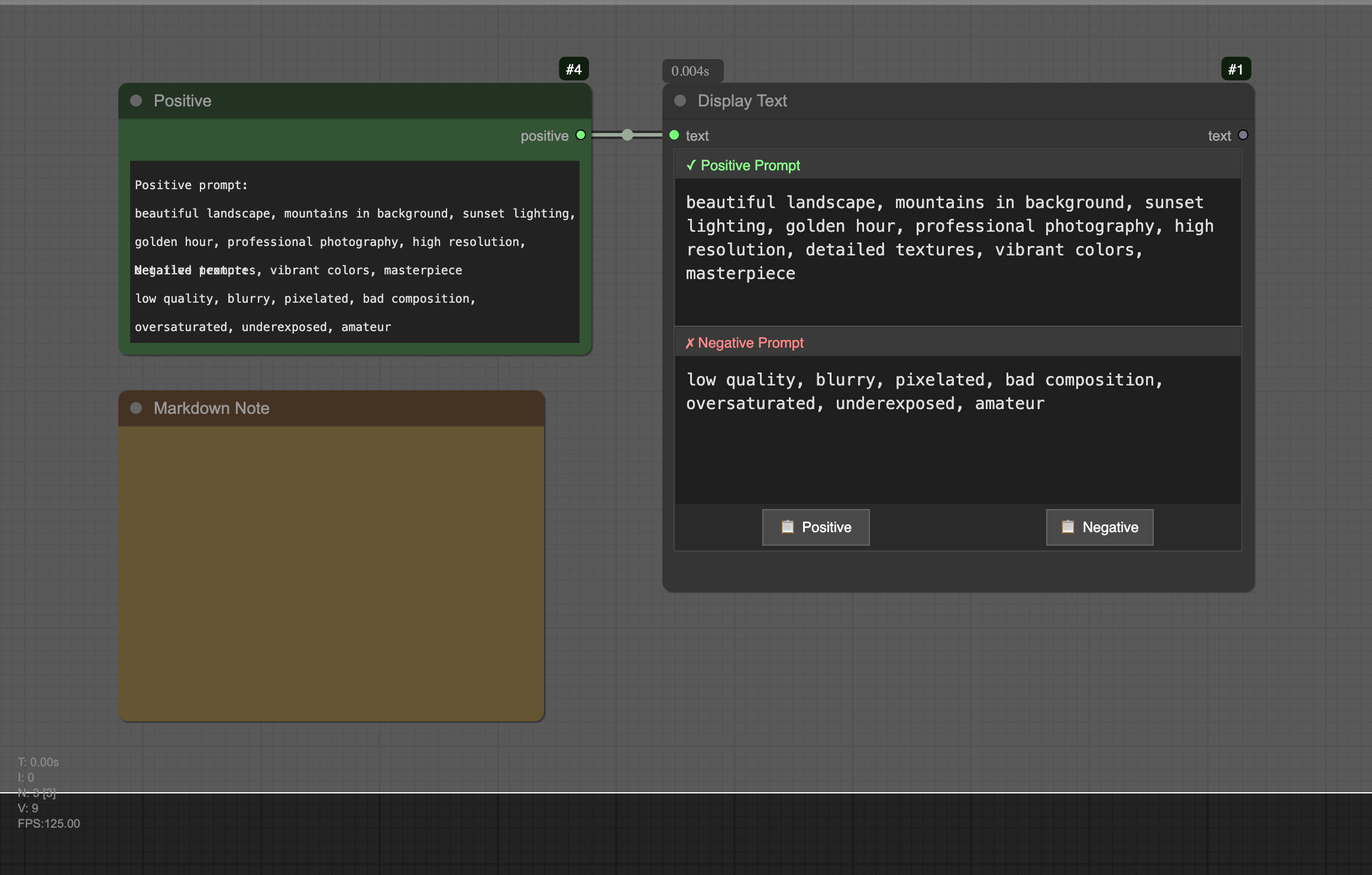 Display Text Example