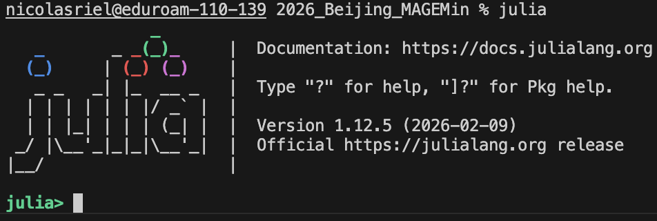 Julia REPL