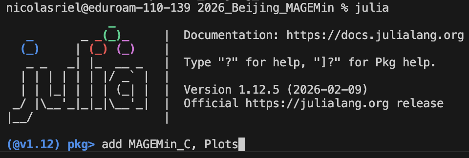 Package installation