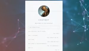Chatbot web interface