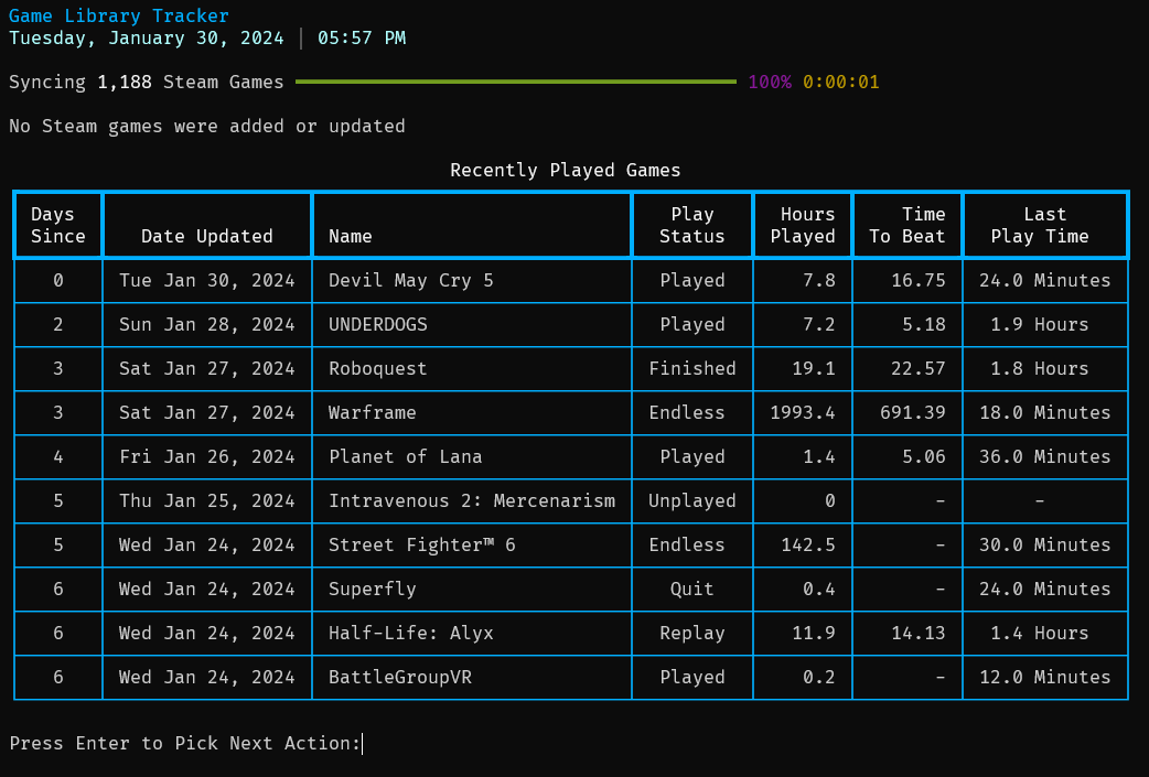 Console Preview