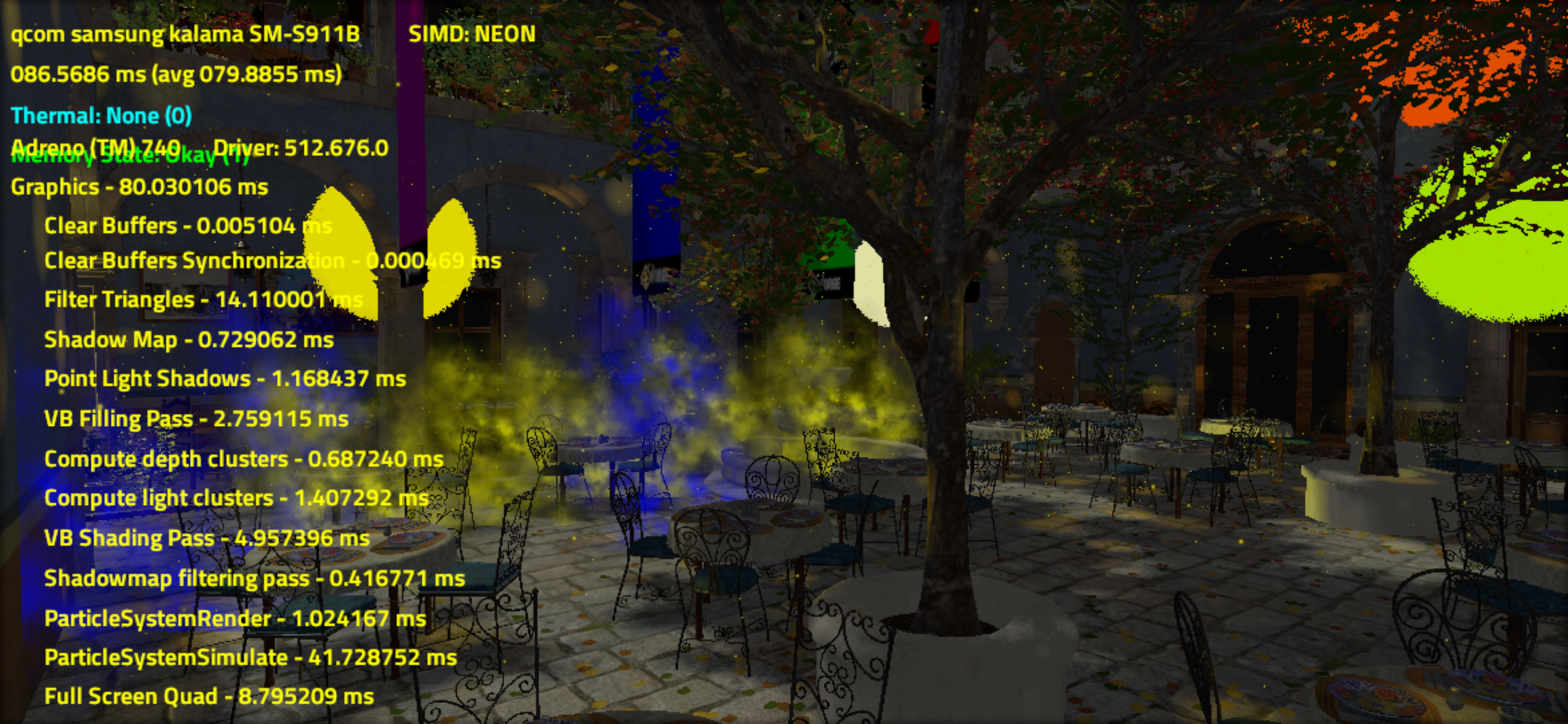 Mega Particle System Android Samsung S23